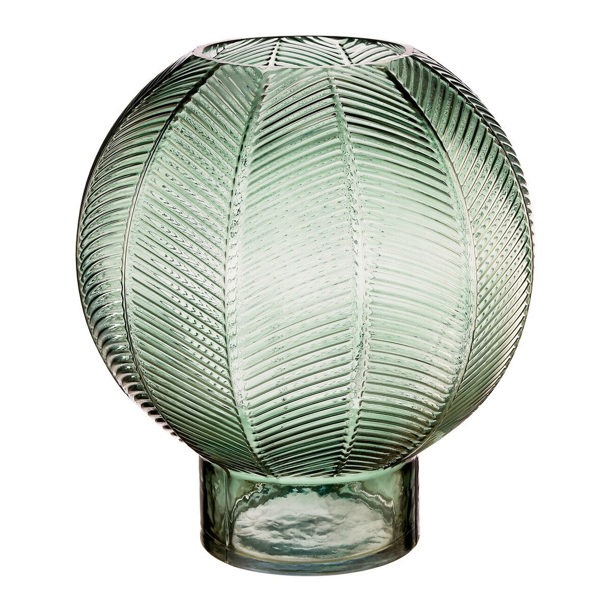 Andaman Fern Green Glass Vase